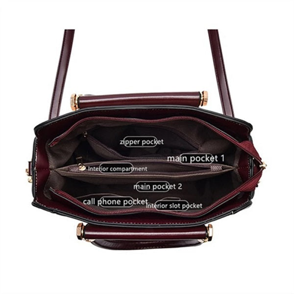 Large-Capacity Diagonal Handbag Mssza