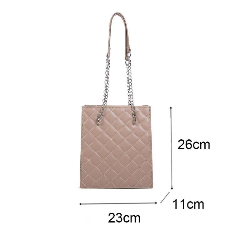 Leather Pure Color Large Capacity Tote for Hiking and Travel Simple Handbag Mssza
