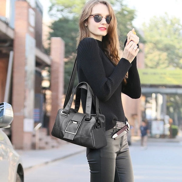Luxury Large Leather Crossbody Bags Mssza