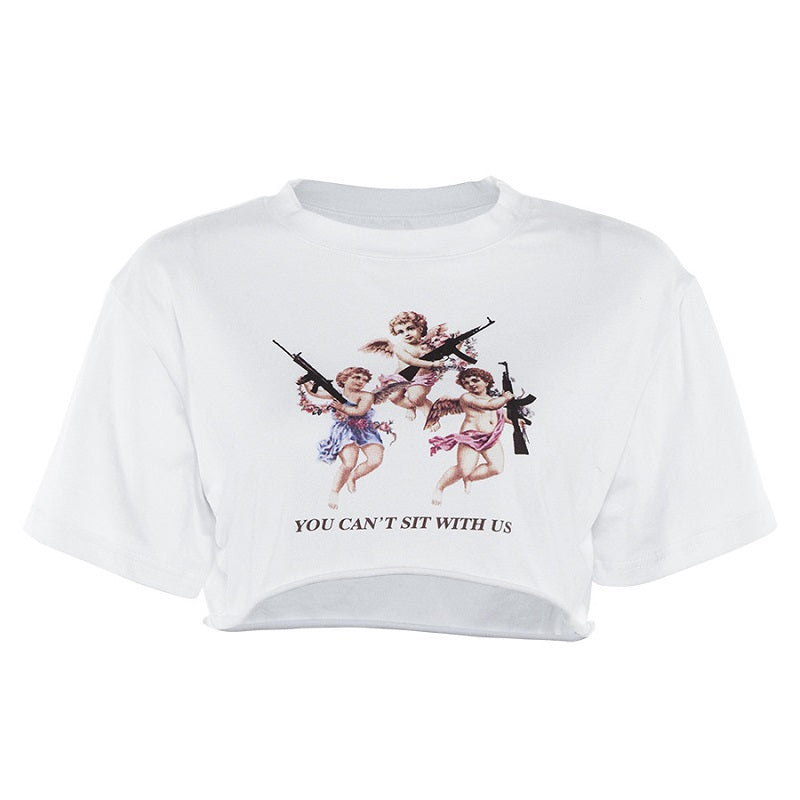 O-Neck Short Sleeve Casual Loose T-shirt Mssza