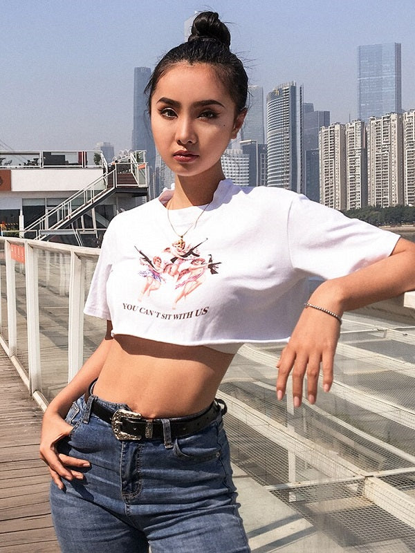 O-Neck Short Sleeve Casual Loose T-shirt Mssza