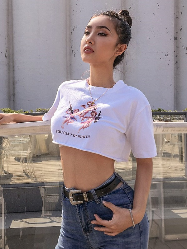O-Neck Short Sleeve Casual Loose T-shirt Mssza