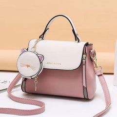 PU Leather Coins Tote Crossbody Bag Mssza