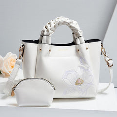 PU Metal chain Leather Handbag Mssza
