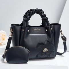 PU Metal chain Leather Handbag Mssza