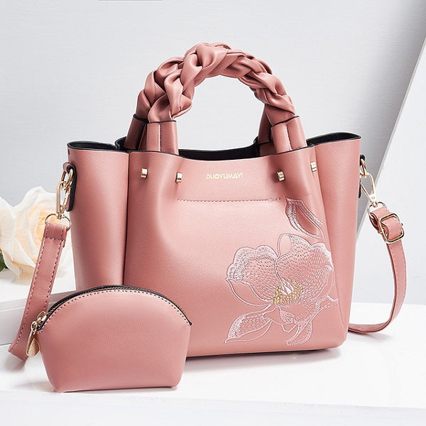 PU Metal chain Leather Handbag Mssza