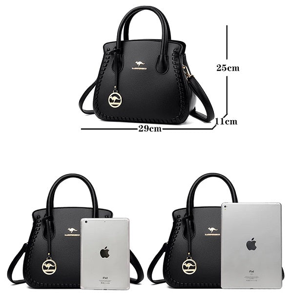 Pattern Diagonal Casual Shoulder Bag Mssza