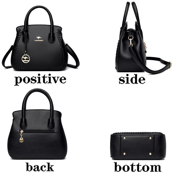 Pattern Diagonal Casual Shoulder Bag Mssza
