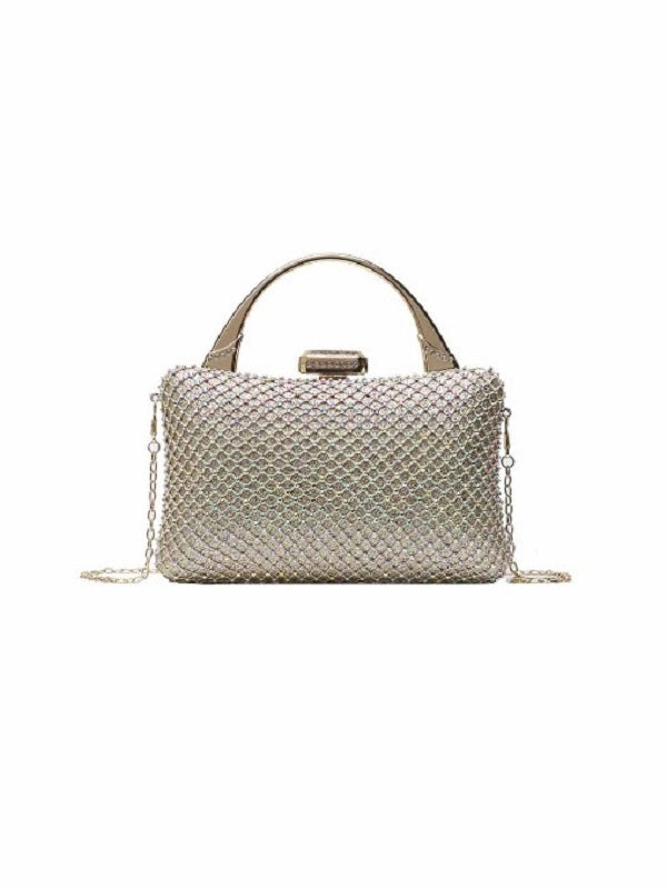 Rhinestone Chain Designer Handbags Mssza