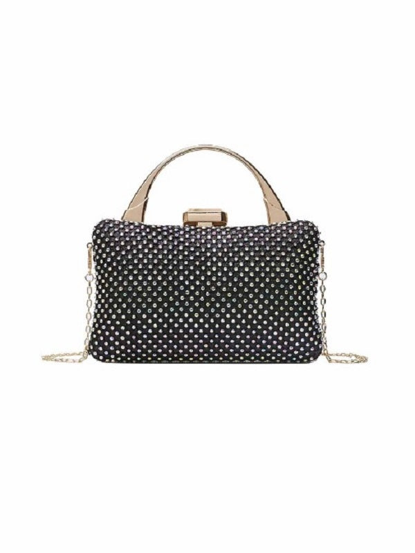 Rhinestone Chain Designer Handbags Mssza