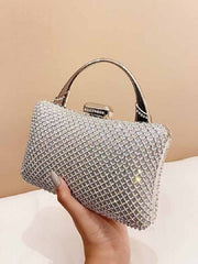 Rhinestone Chain Designer Handbags Mssza