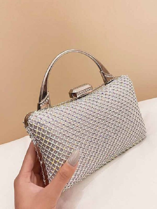 Rhinestone Chain Designer Handbags Mssza