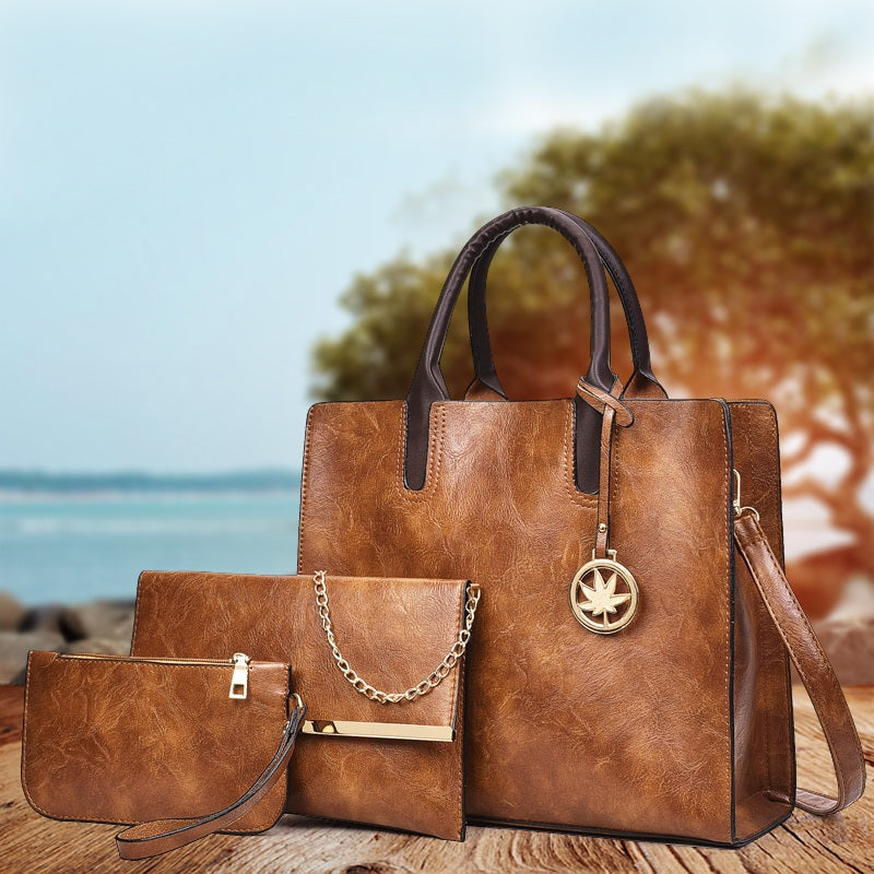 Composite Ruched Flap Crossbody Soft Leather Handbags Mssza