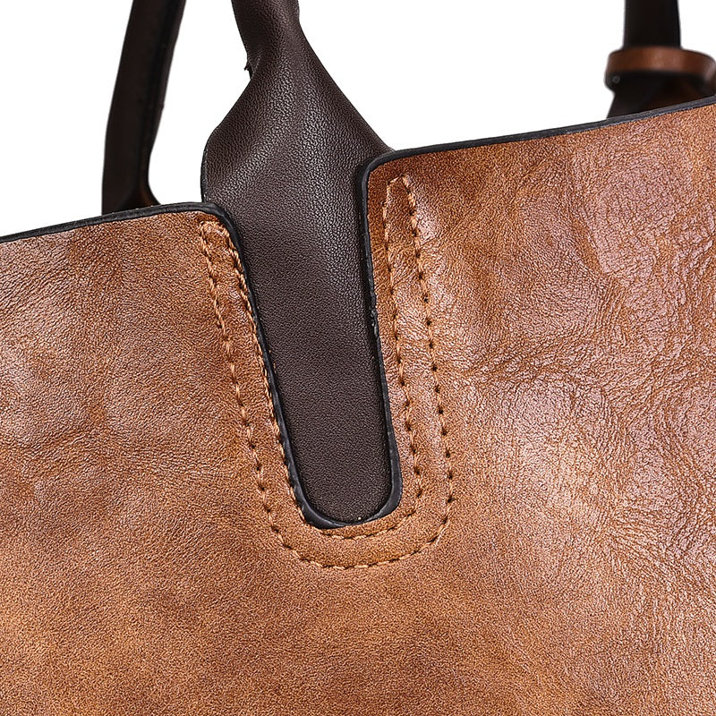 Ruched Flap Crossbody Soft Leather Handbags Mssza