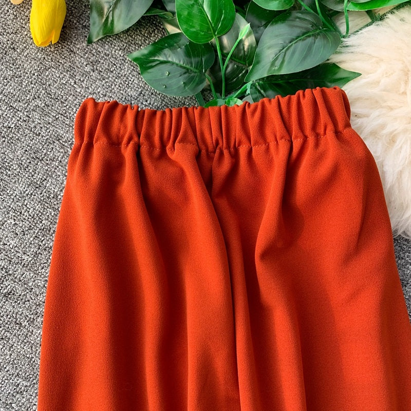 Sashes Outfit Flare Leg Pants Mssza