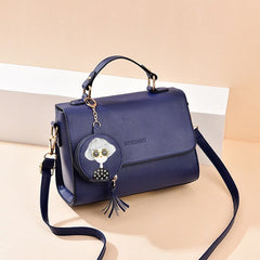 Small PU leather Top-Handle Shoulder Bags Mssza