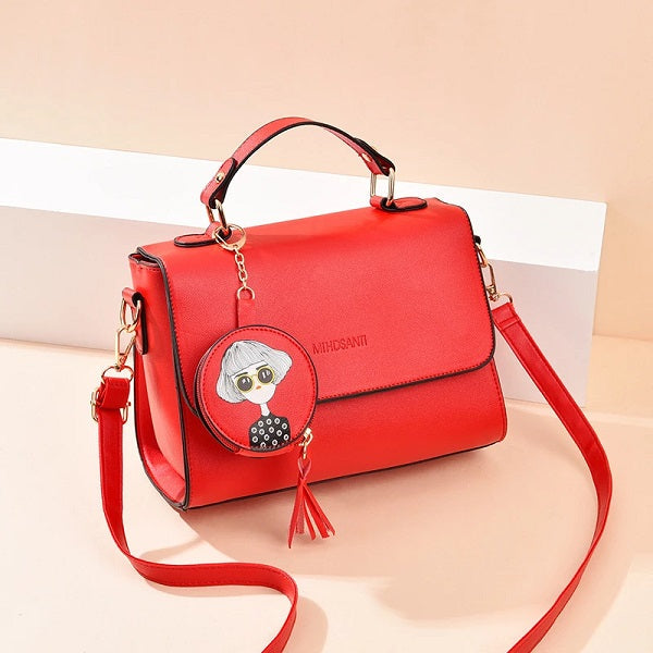 Small PU leather Top-Handle Shoulder Bags Mssza