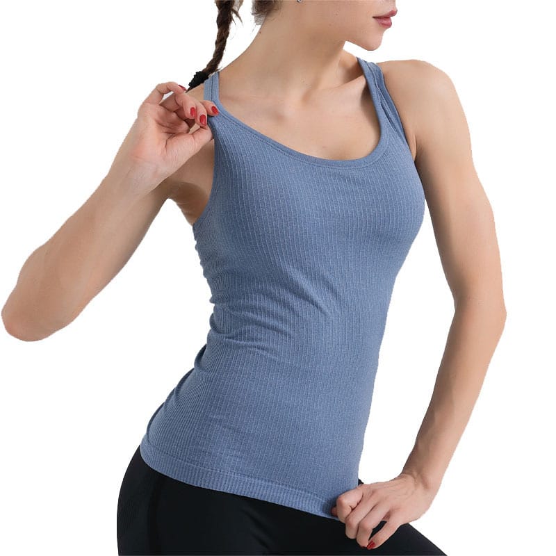 Solid Color Quick-drying Sport Tank Top Mssza