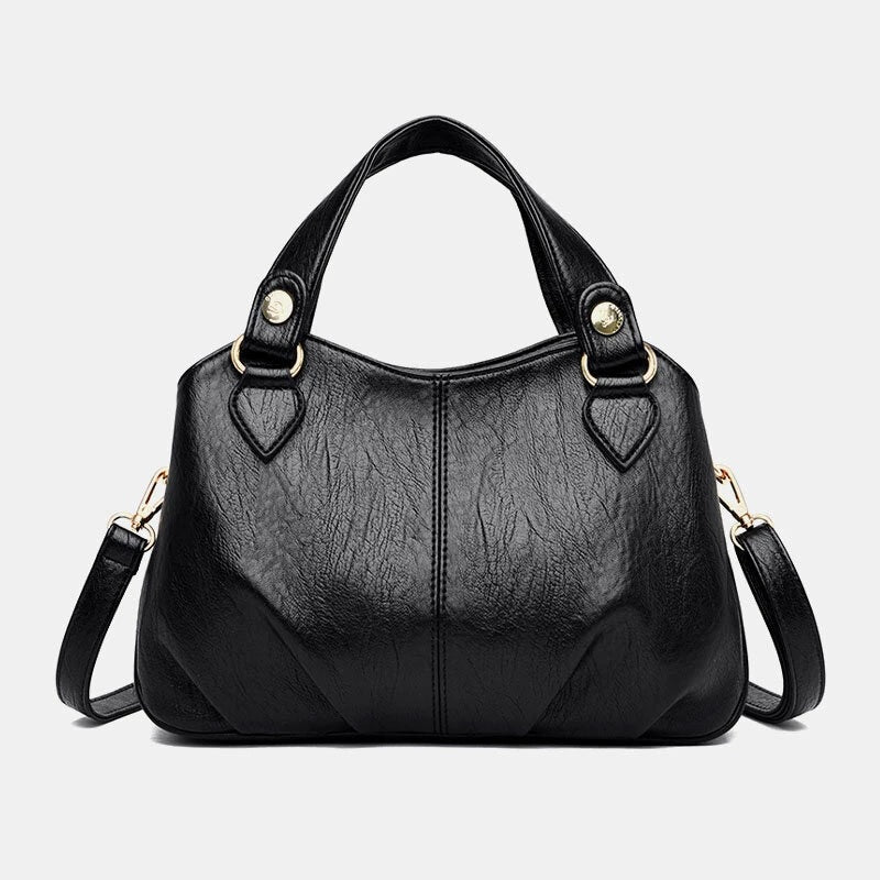 Solid Waterproof Handbag Mssza