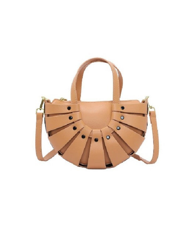 Solid Weaving Handbags Mssza