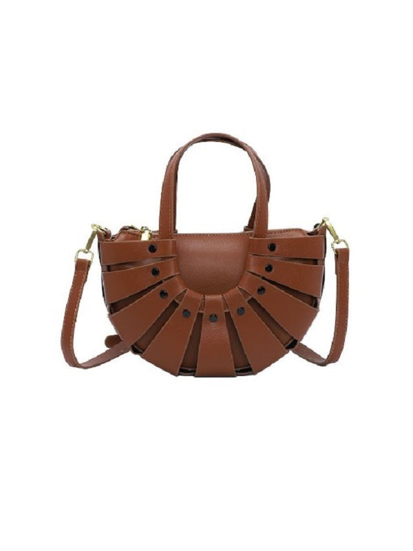 Solid Weaving Handbags Mssza