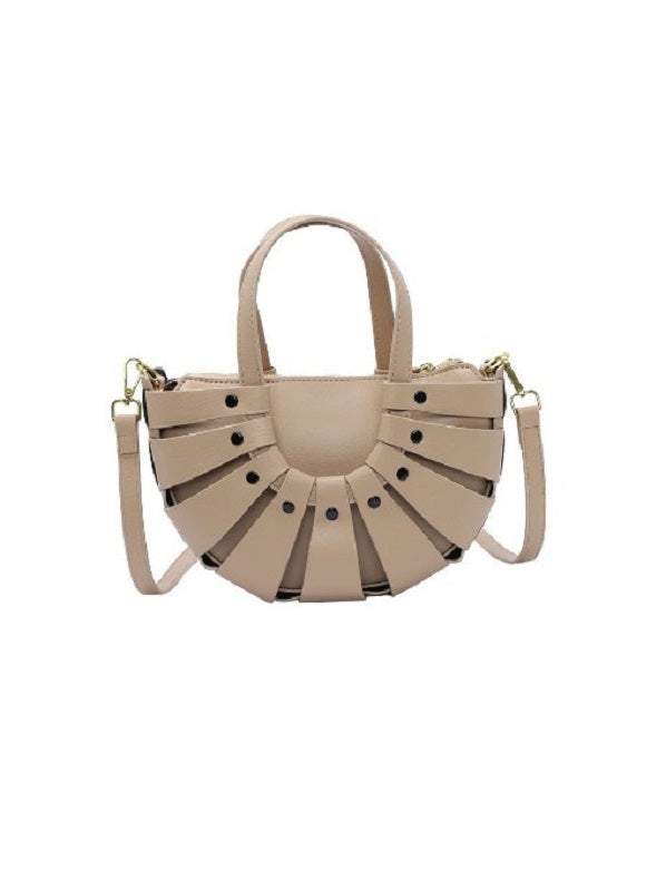 Solid Weaving Handbags Mssza