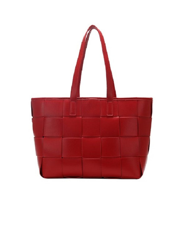 Solid Weaving Tote Bags Mssza