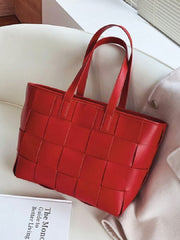 Solid Weaving Tote Bags Mssza