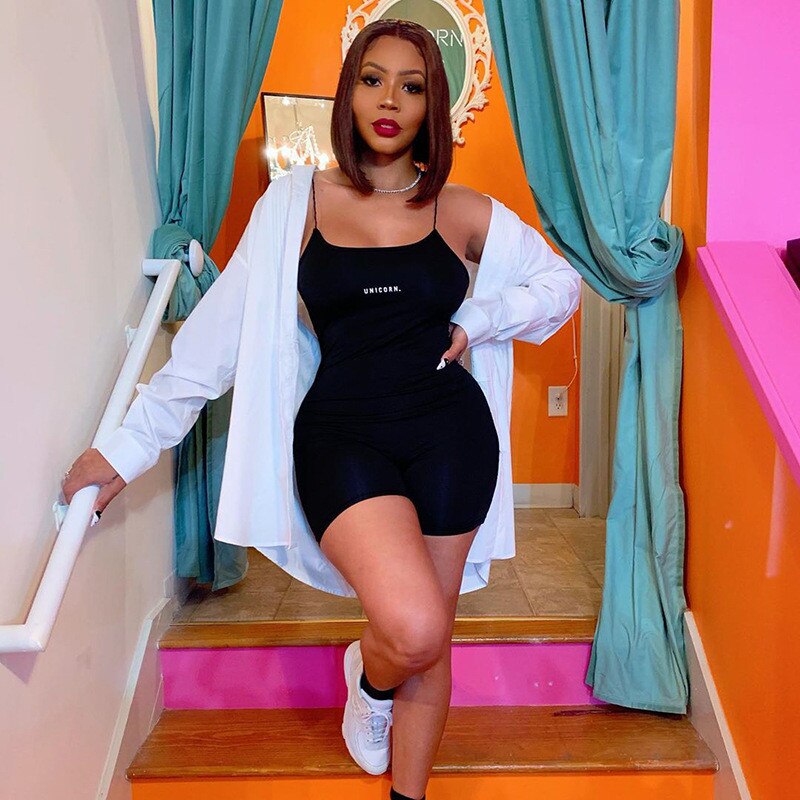 Streetwear Outfits Stretchy Romper Clothes Mssza