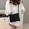 Woven Hollow Out Crossbody Beach Travel Tassel Messenger Bags Mssza