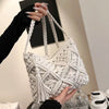 Woven Hollow Out Crossbody Beach Travel Tassel Messenger Bags Mssza