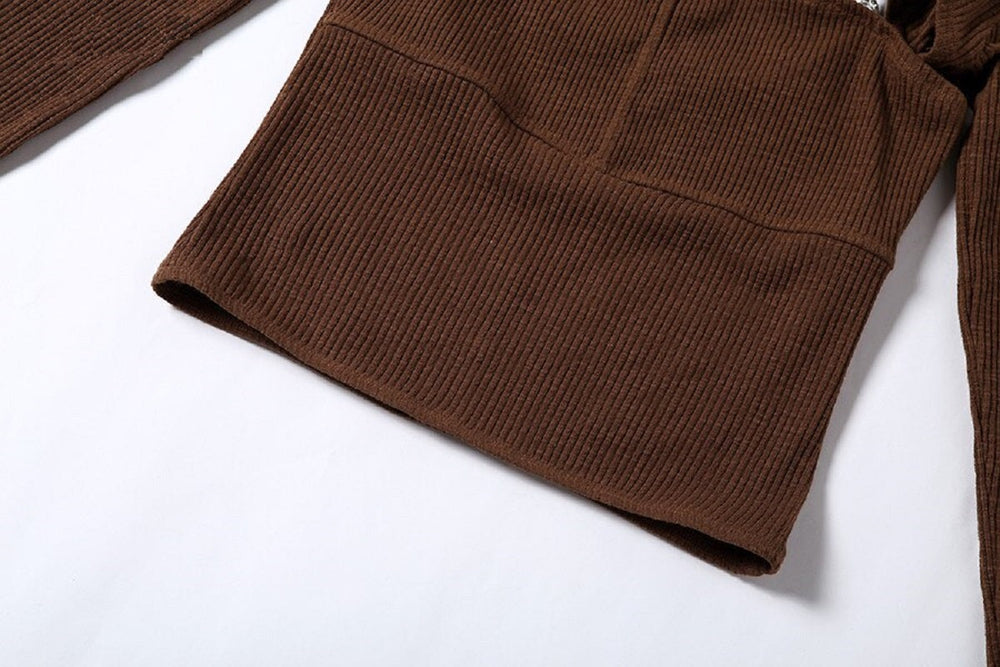 beading Dew shoulder sling +Half Slim Fit top Mssza