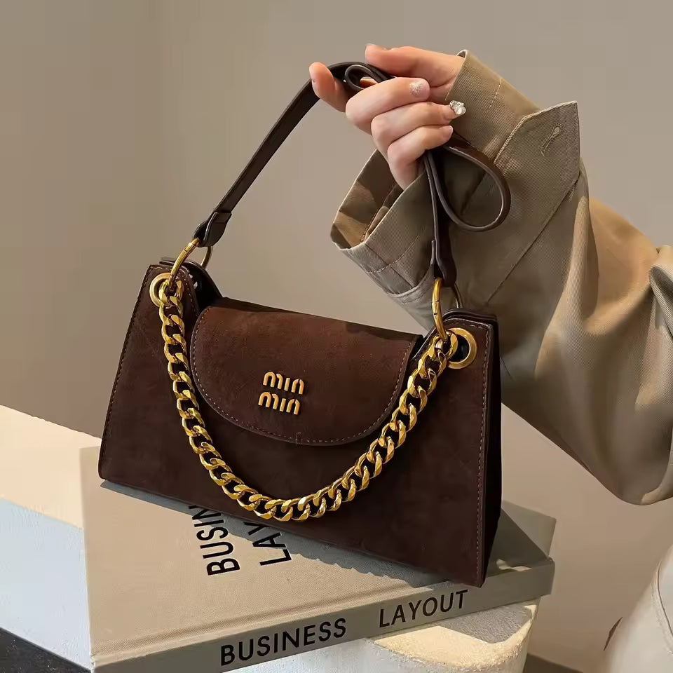 Fashionable Designer Matte Texture Versatile Shoulder Crossbody Bag Purse Mssza