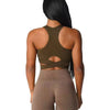 Fitness Elastic Breathable Breast Enhancement Leisure Sports Seamless Bra Top Mssza