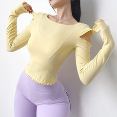 Fitness Sports Gym Top Running T-Shirt Workout Sportswear Mssza