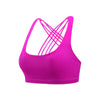 Fitness Sports Bra Push Up Cross Back Shockproof Running Gym Training Workout Yoga Underwear Crop Tops Mssza