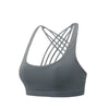 Fitness Sports Bra Push Up Cross Back Shockproof Running Gym Training Workout Yoga Underwear Crop Tops Mssza