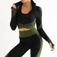 Fitness Suits Yoga Outfits 3pcs Sets Mssza
