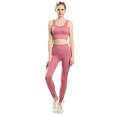 Fitness Yoga Set Gym Push Up Pants Running Suit Sportswear Athletic Mssza