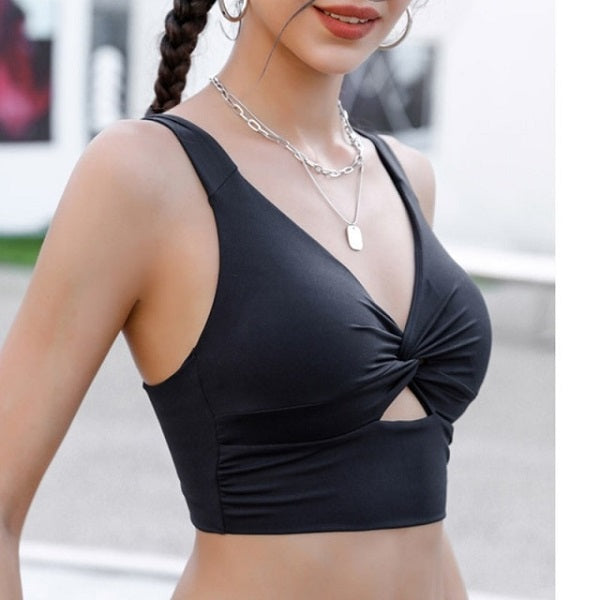 Fitness Yoga Vest Shockproof Shirt Running Sportswear Mssza