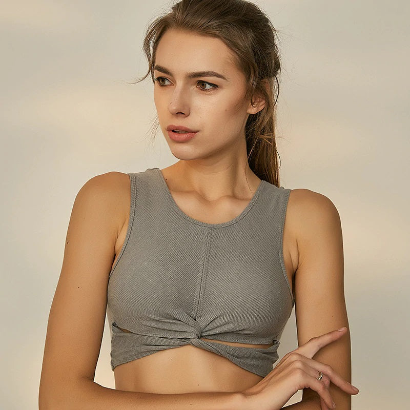 Flexible Kink Fitness Dance Vest Bra Mssza