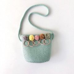 Floral Casual Straw Beach Handmade Crossbody Bag Mssza