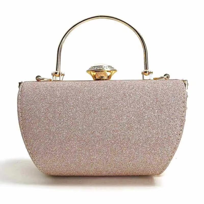 Flower Crystal Wedding Bridal Dinner Party Cocktail Diamond Clutch Mssza