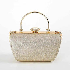Flower Crystal Wedding Bridal Dinner Party Cocktail Diamond Clutch Mssza