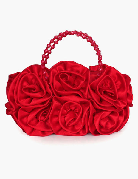 Flower Design Evening Bag Mssza
