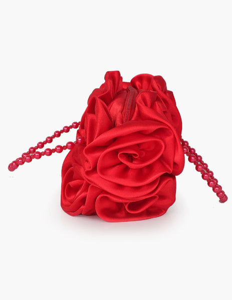 Flower Design Evening Bag Mssza