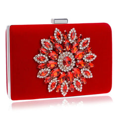Flower Diamonds Luxurious Evening Bags Mssza