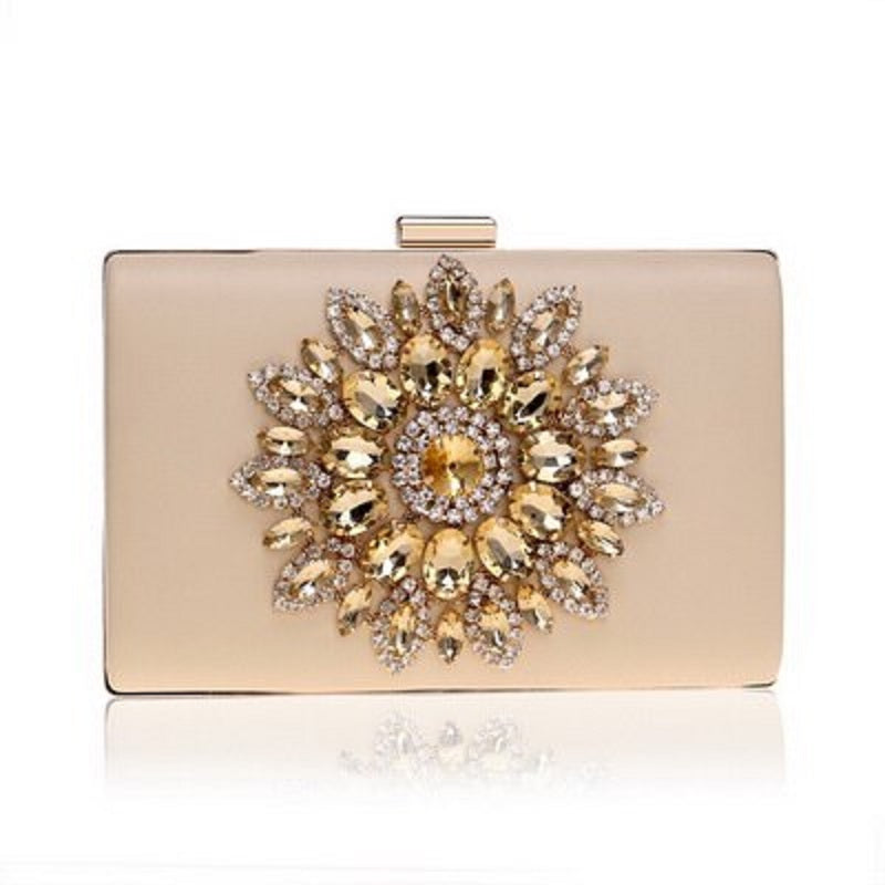 Flower Diamonds Luxurious Evening Bags Mssza