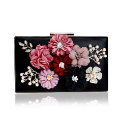 Flowers Pattern Evening Clutches Mssza