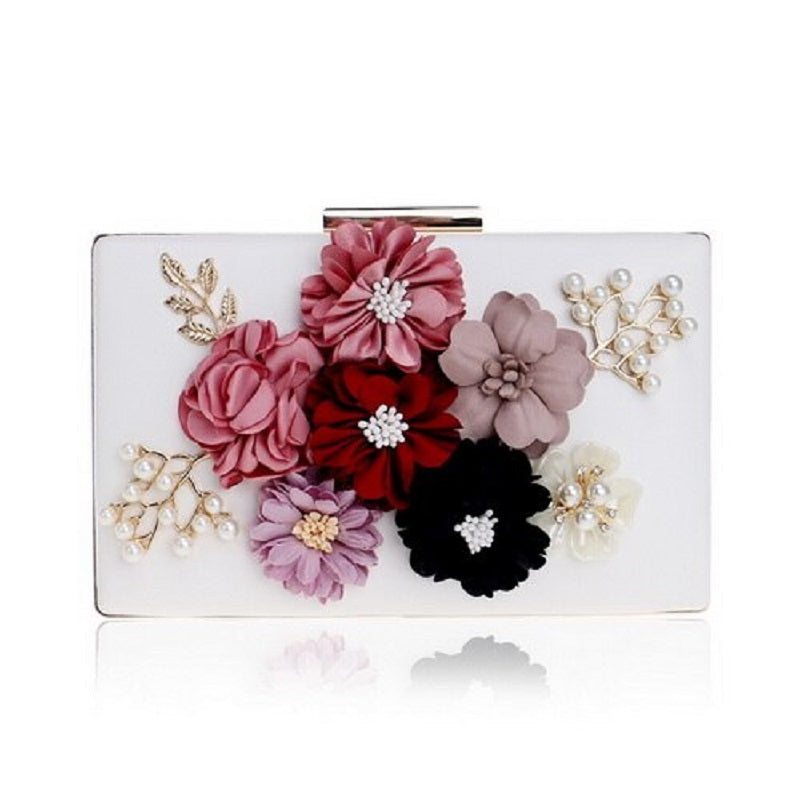 Flowers Pattern Evening Clutches Mssza